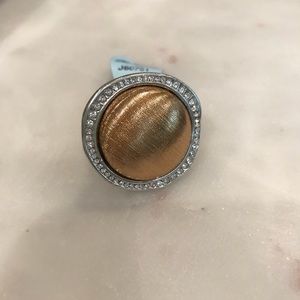 Brighton silver & gold ring
